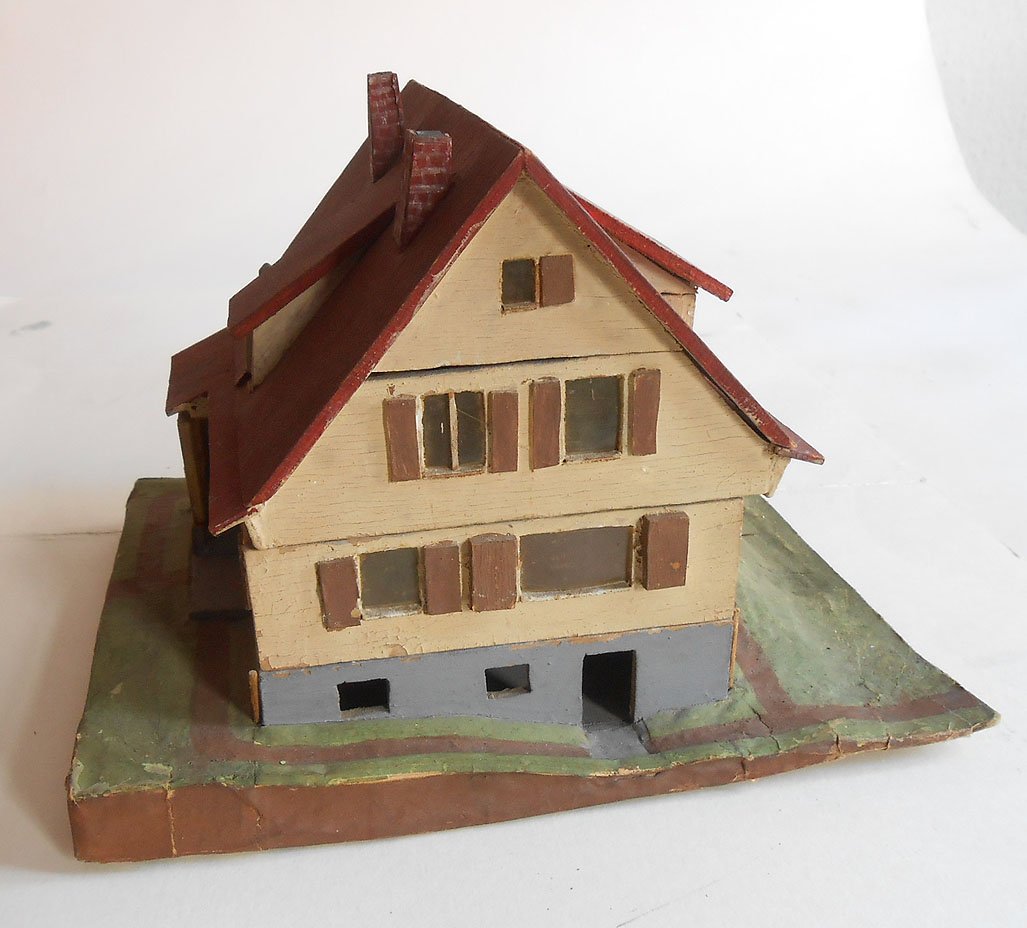 Modell eines Kirchheimer Hauses aus dem Jahr 1952 (Städtisches Museum im Kornhaus Kirchheim unter Teck CC BY-NC-SA)