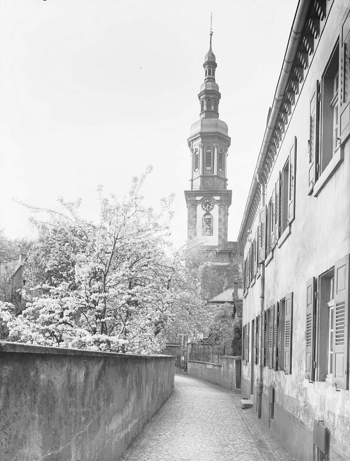 Offenburg - Heiligkreuzkirche (Haus der Geschichte Baden-Württemberg / Sammlung Gebrüder Metz CC BY-NC-SA)