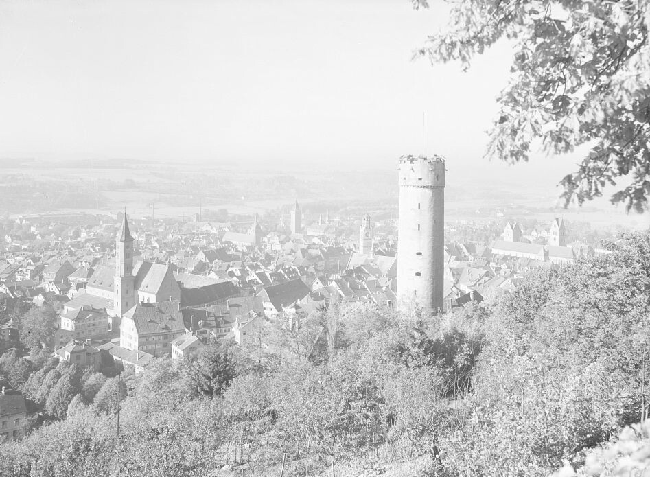 Ravensburg - Total mit Mehlsack (Haus der Geschichte Baden-Württemberg / Sammlung Gebrüder Metz CC BY-NC-SA)