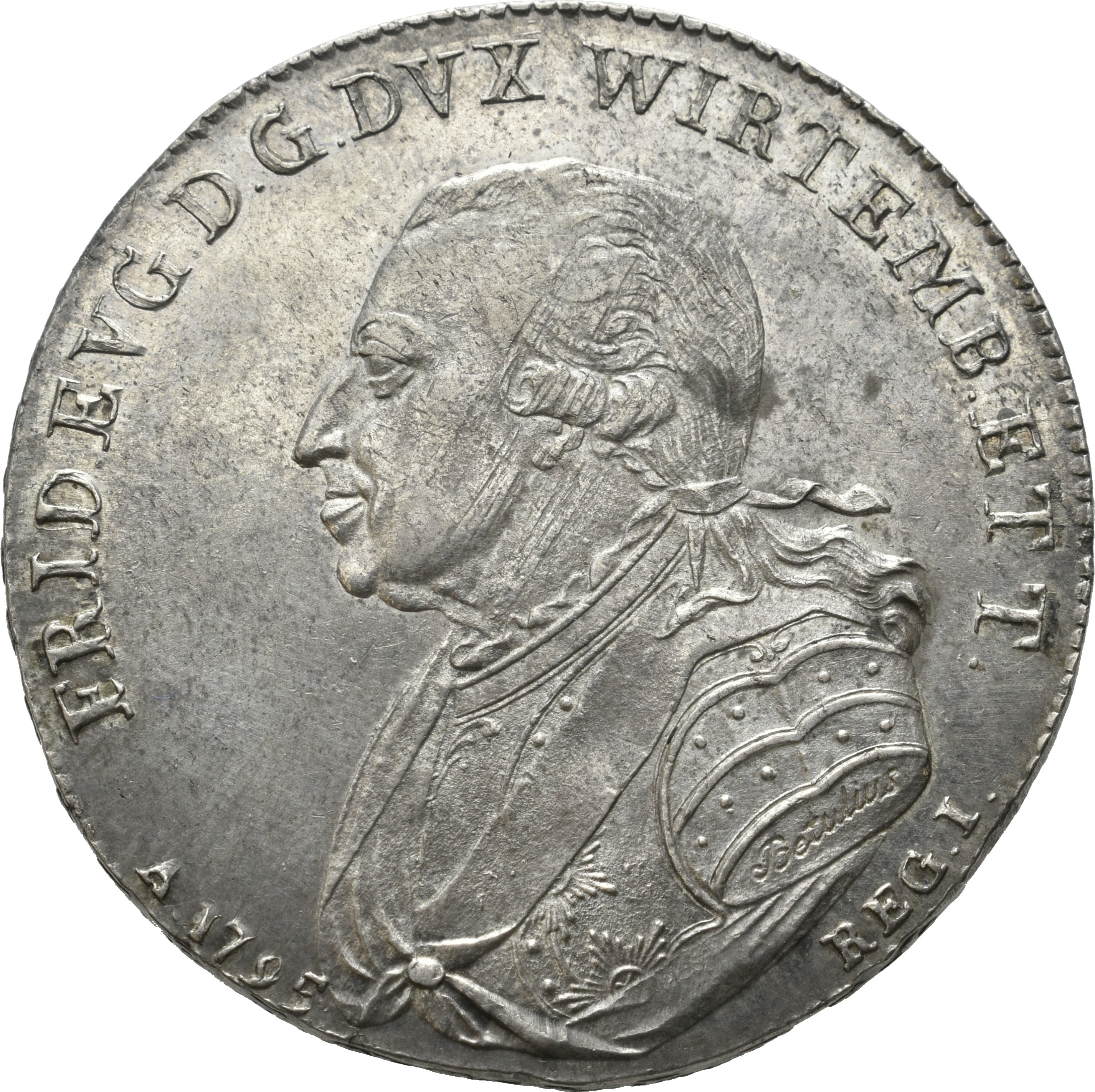 Taler von Herzog Friedrich Eugen von Württemberg zum 300-jährigen Bestehen des Herzogtums (Sparkassenverband Baden-Württemberg CC BY-NC-SA)