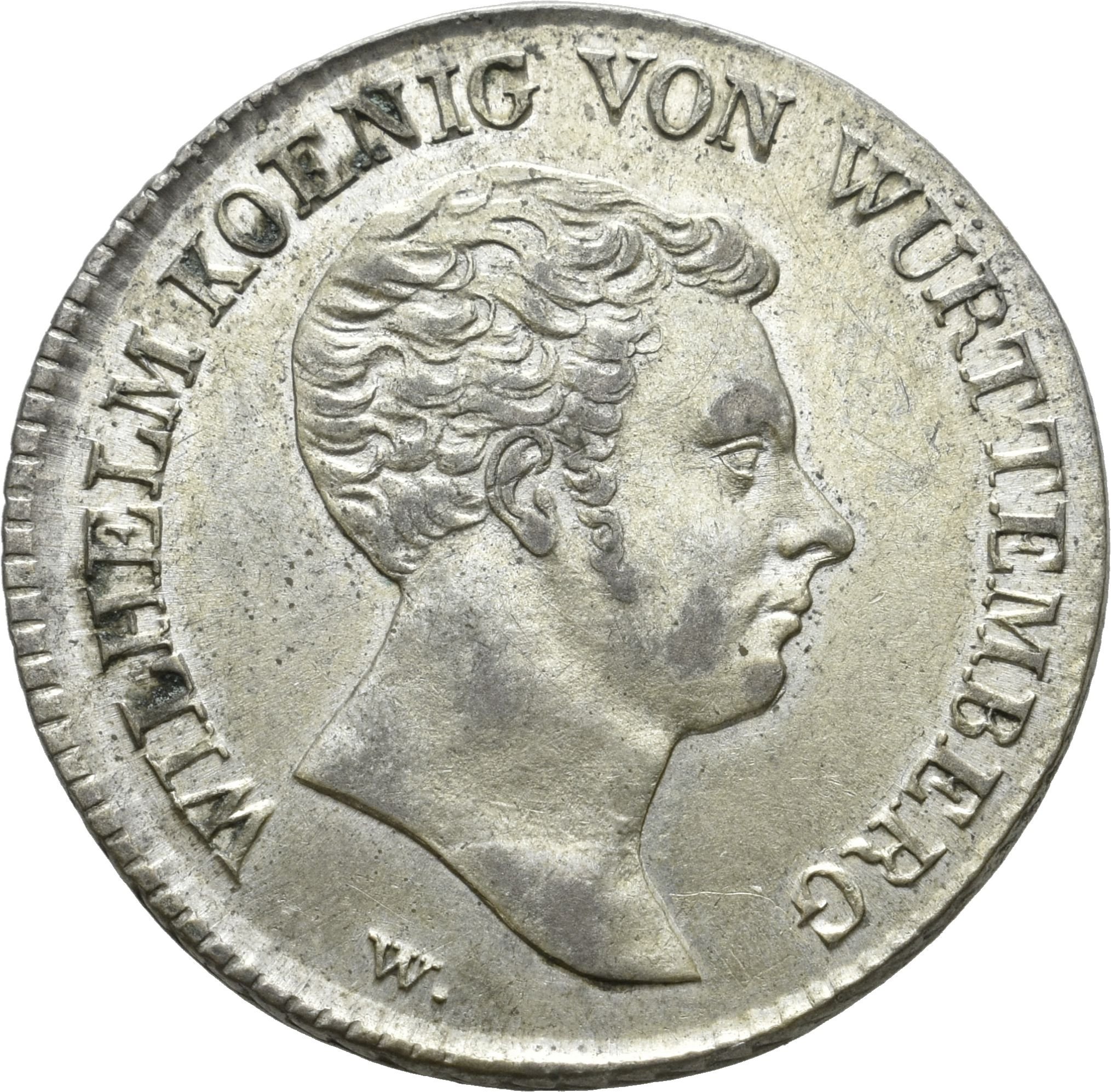 20 Kreuzer unter König Wilhelm I. von Württemberg (Sparkassenverband Baden-Württemberg CC BY-NC-SA)