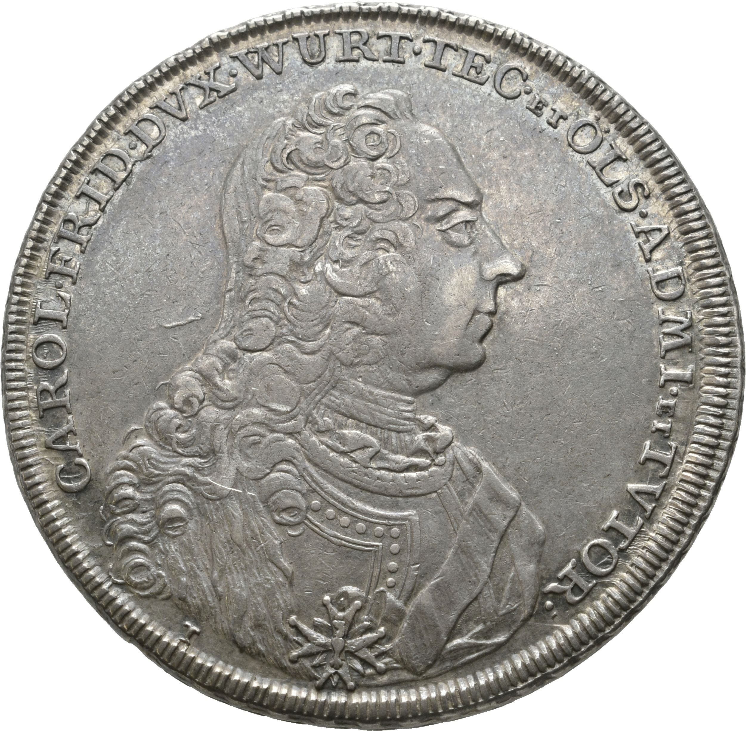 ½ Reichstaler aus im Christophstal gefördertem Silber (Münzsammlung des Sparkassenverbands Baden-Württemberg CC BY-NC-SA)