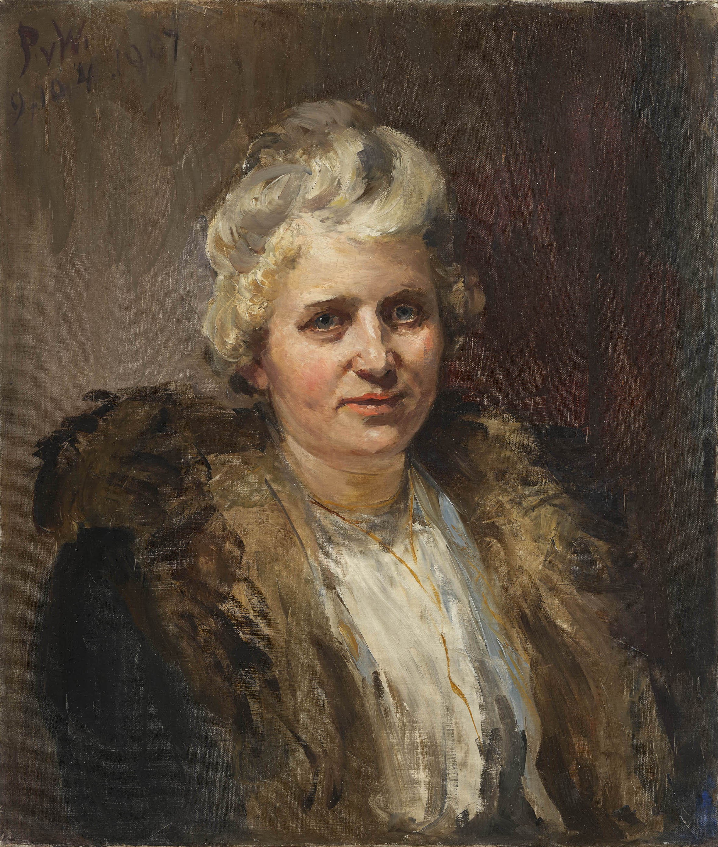 Portrait der Malerin Magdalene Schweizer (Stadtarchiv Stuttgart CC BY-SA)