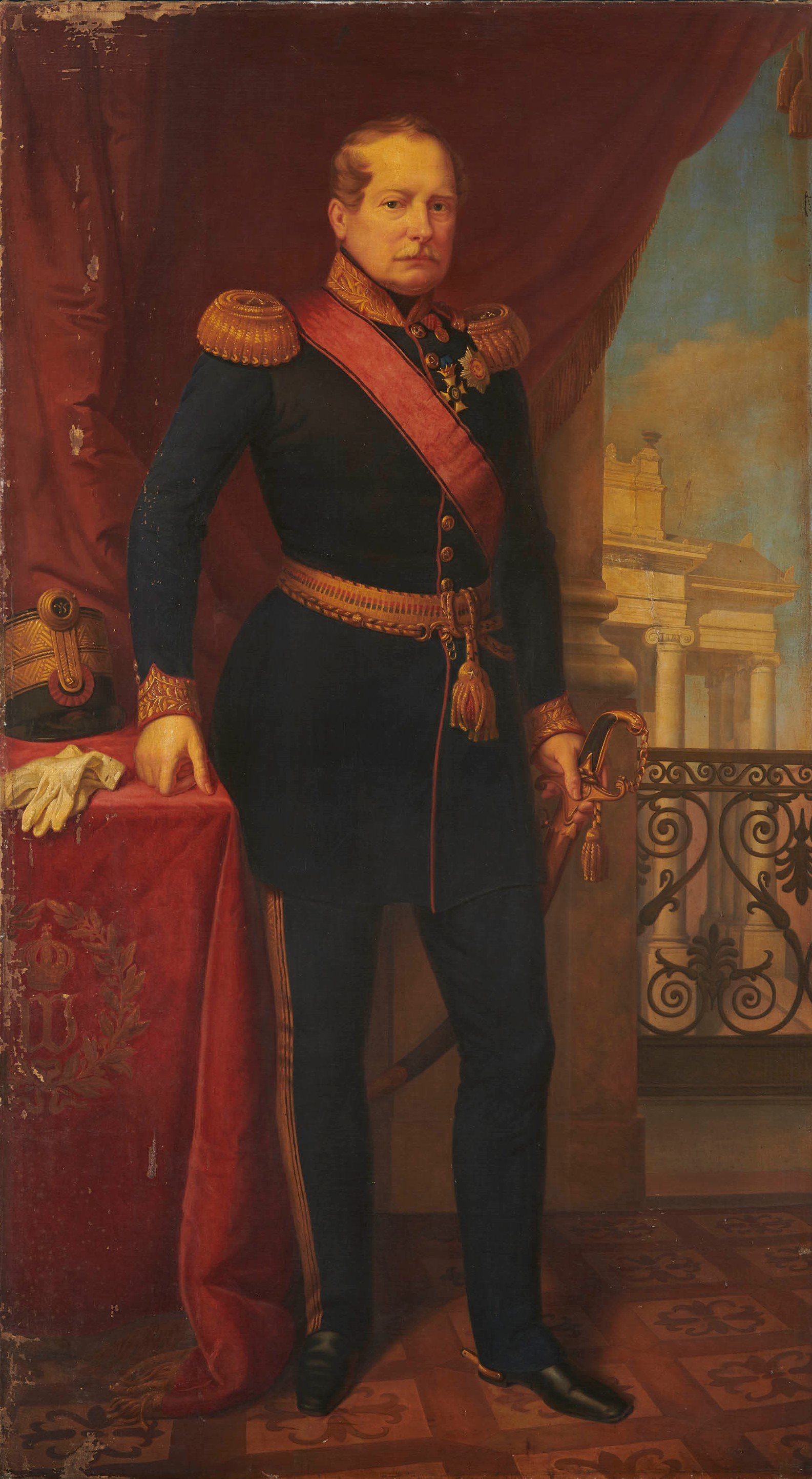 Porträt König Wilhelm I. von Württemberg (Stadtarchiv Stuttgart CC BY-SA)