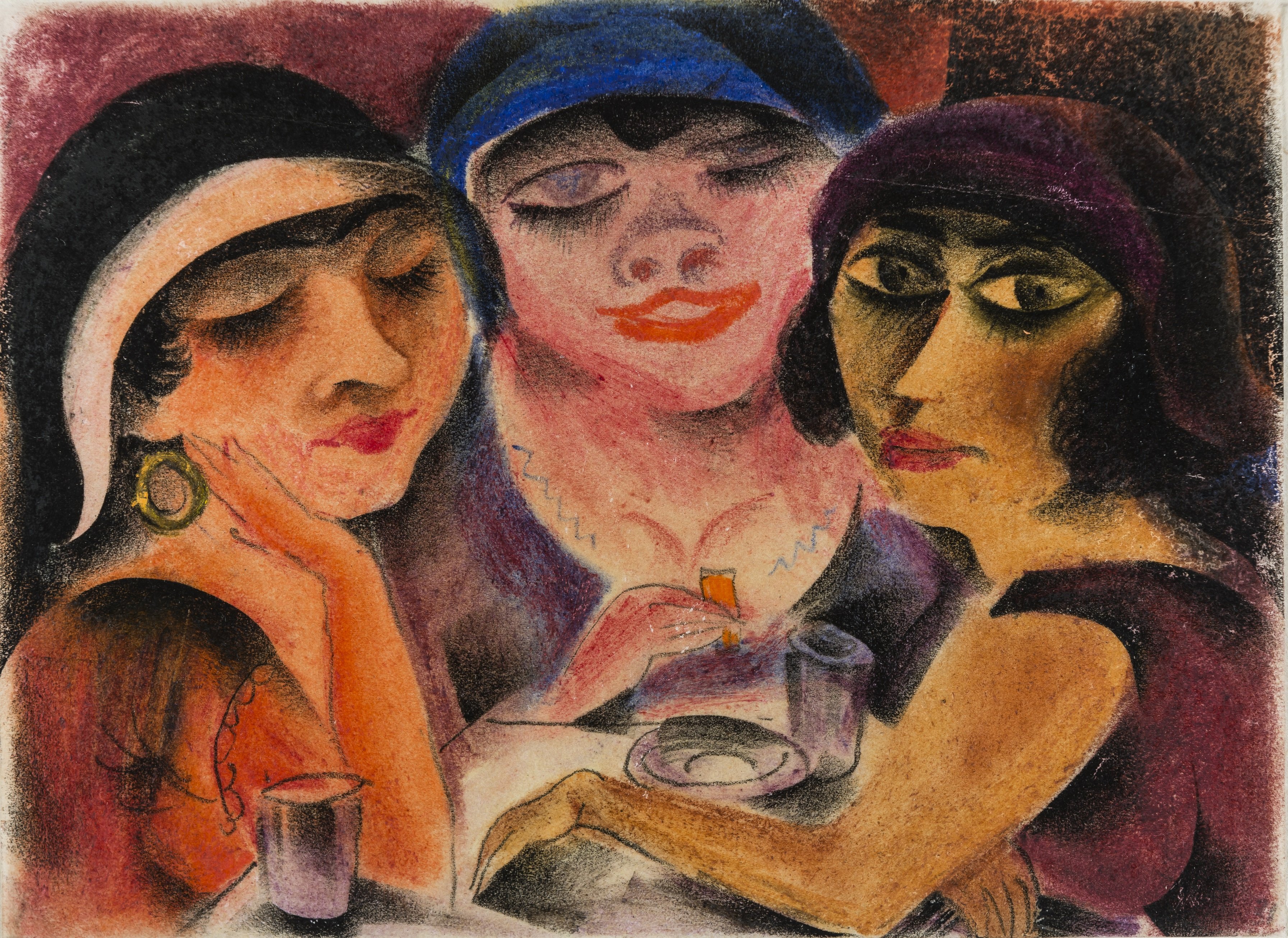Drei Frauen am Tisch (Richard Ziegler-Stiftung Calw RR-F)