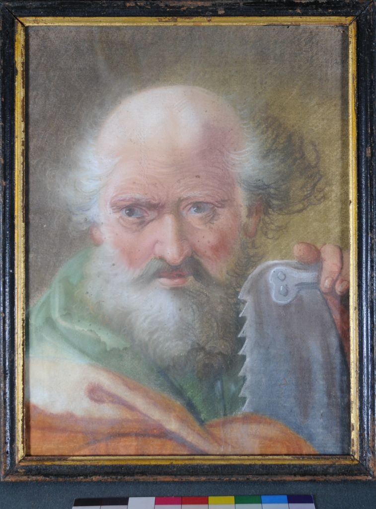 Apostel Hl. Simon (Stadtmuseum Wangen CC BY-NC-SA)