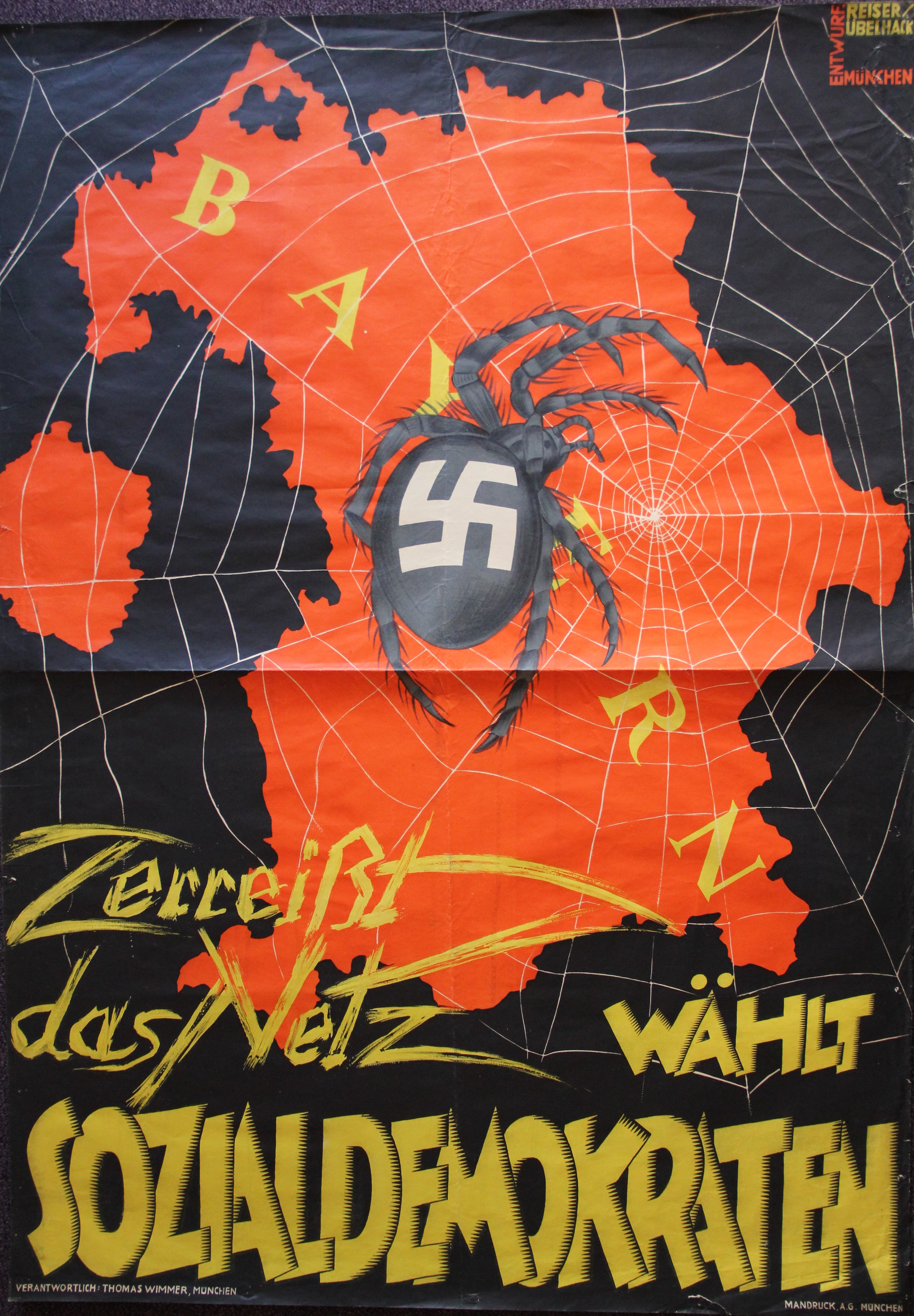 "Zerreißt das Netz" (Stiftung Reichspräsident-Friedrich-Ebert-Gedenkstätte CC BY-NC-SA)