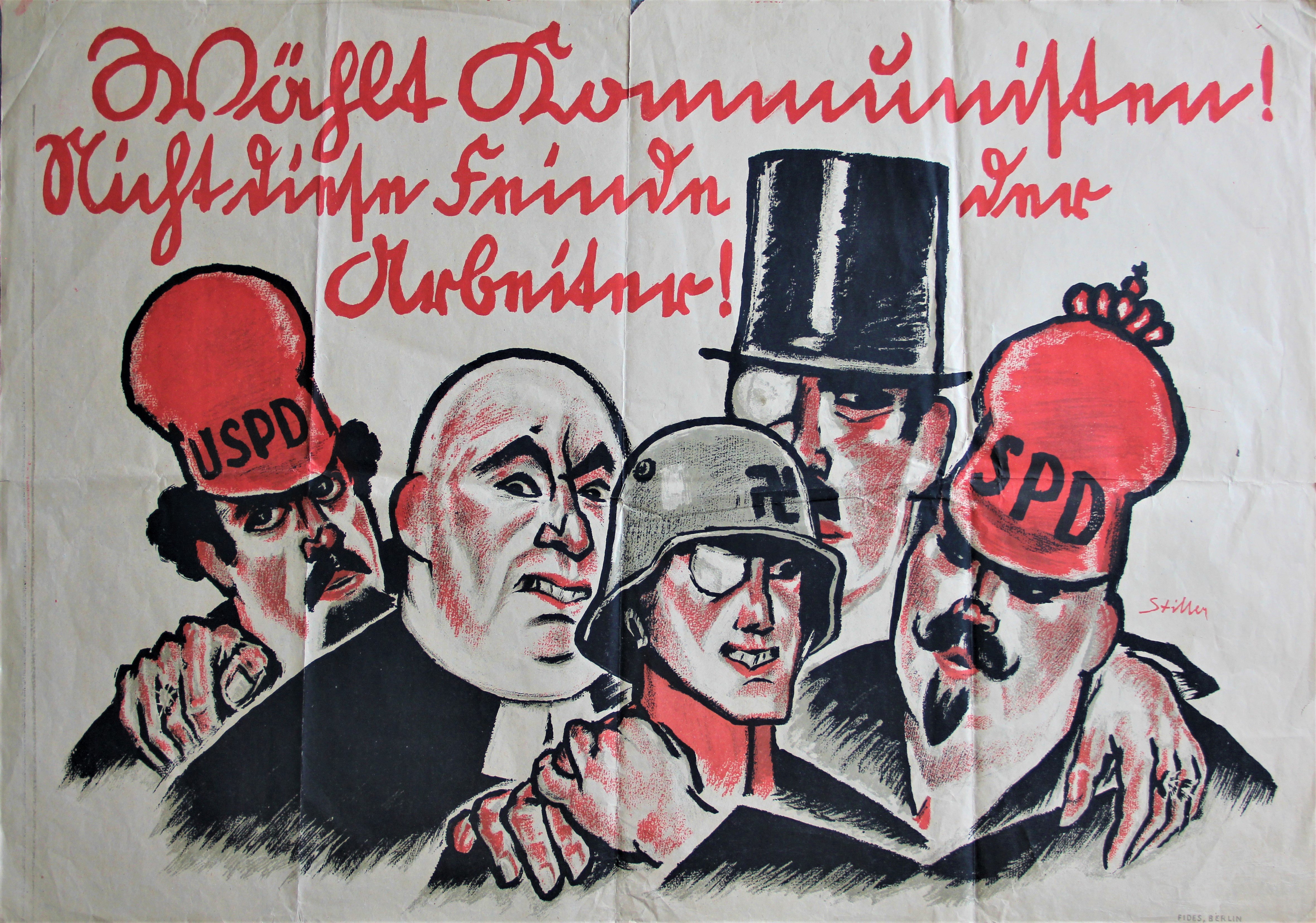 "Wählt Kommunisten!" (Stiftung Reichspräsident-Friedrich-Ebert-Gedenkstätte CC BY-NC-SA)