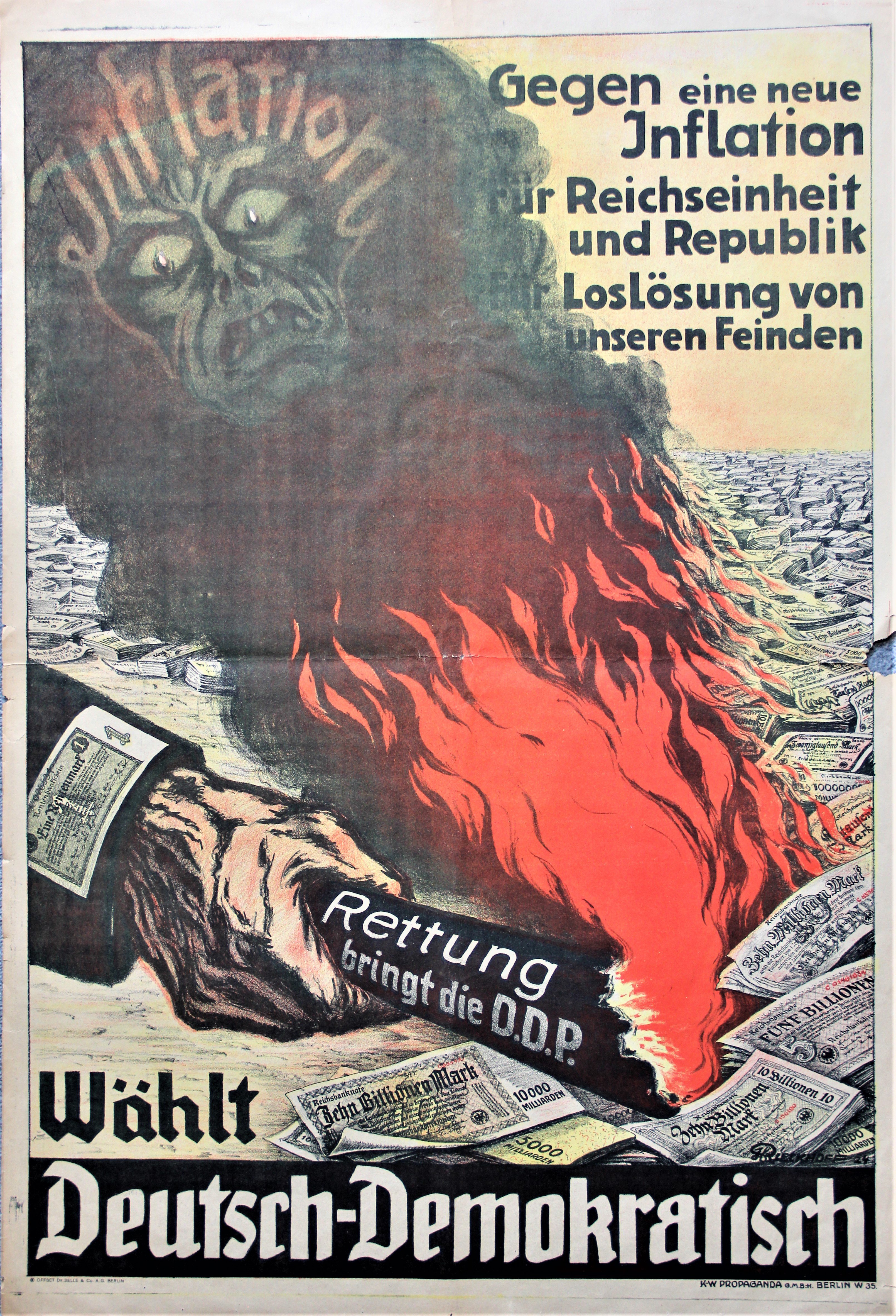 "Gegen eine neue Inflation" (Stiftung Reichspräsident-Friedrich-Ebert-Gedenkstätte CC BY-NC-SA)