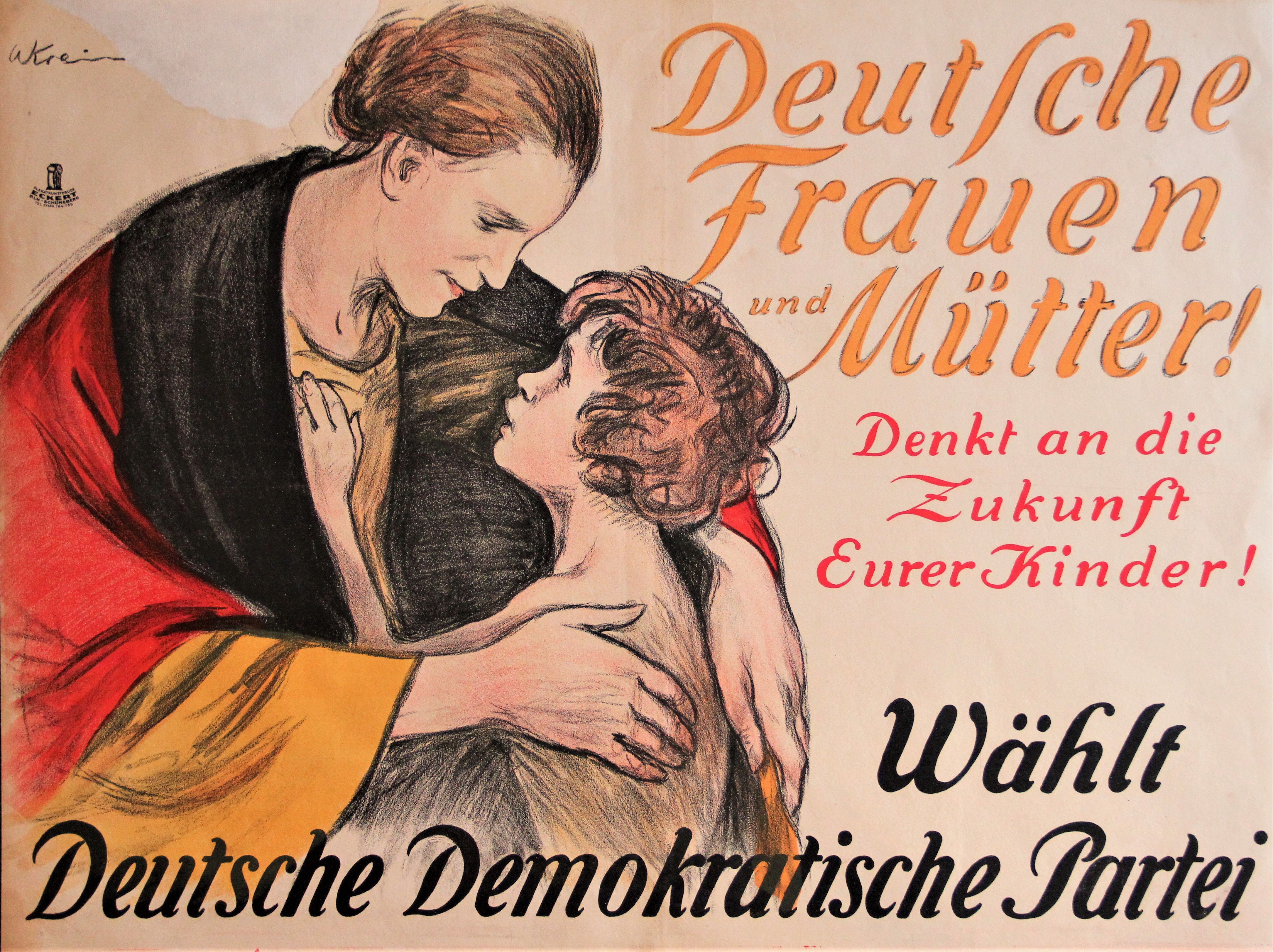"Deutsche Frauen und Mütter!" (Stiftung Reichspräsident-Friedrich-Ebert-Gedenkstätte CC BY-NC-SA)