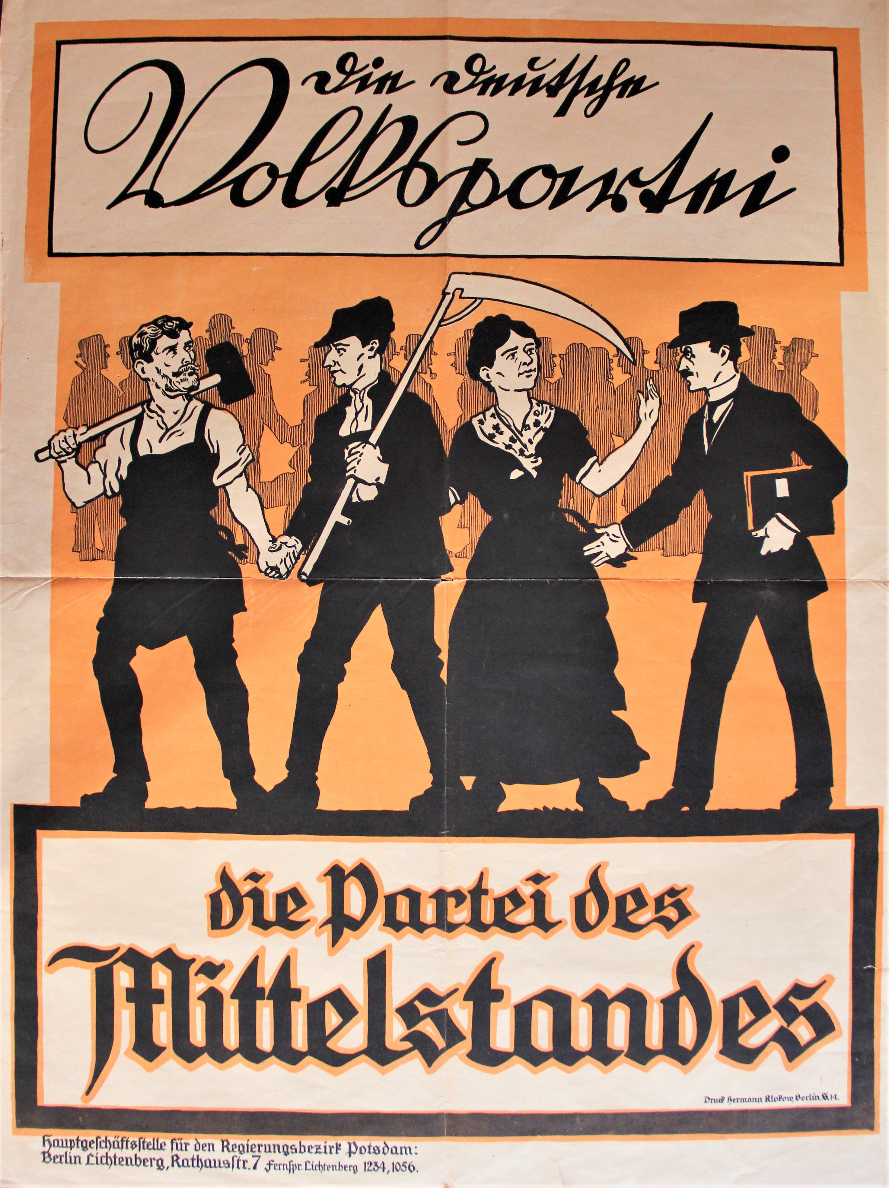 "Die Deutsche Volkspartei" (Stiftung Reichspräsident-Friedrich-Ebert-Gedenkstätte CC BY-NC-SA)