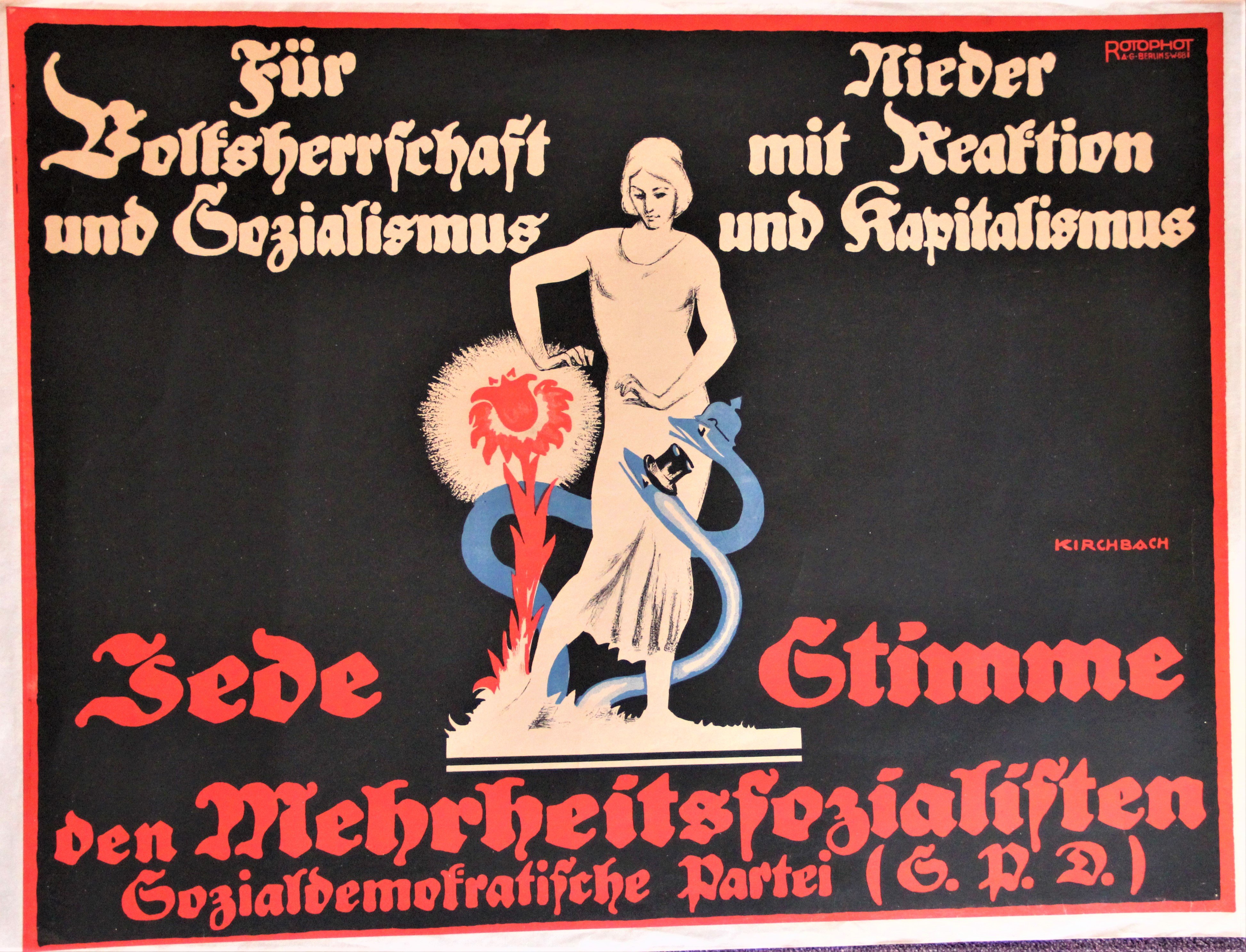"Für Volksherrschaft und Sozialismus" (Stiftung Reichspräsident-Friedrich-Ebert-Gedenkstätte CC BY-NC-SA)