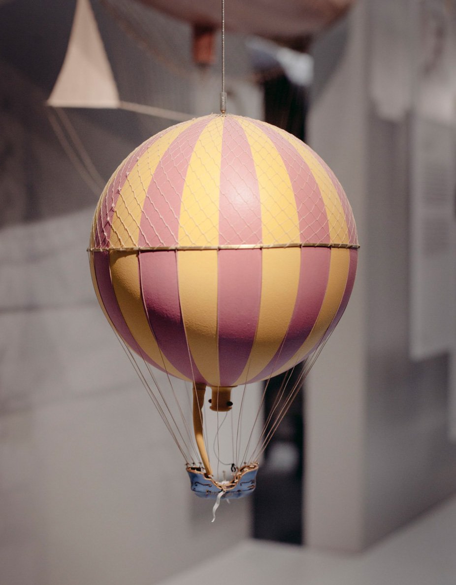 Modell: Gasballon Charlière (Zeppelin Museum Friedrichshafen GmbH CC BY-NC-SA)