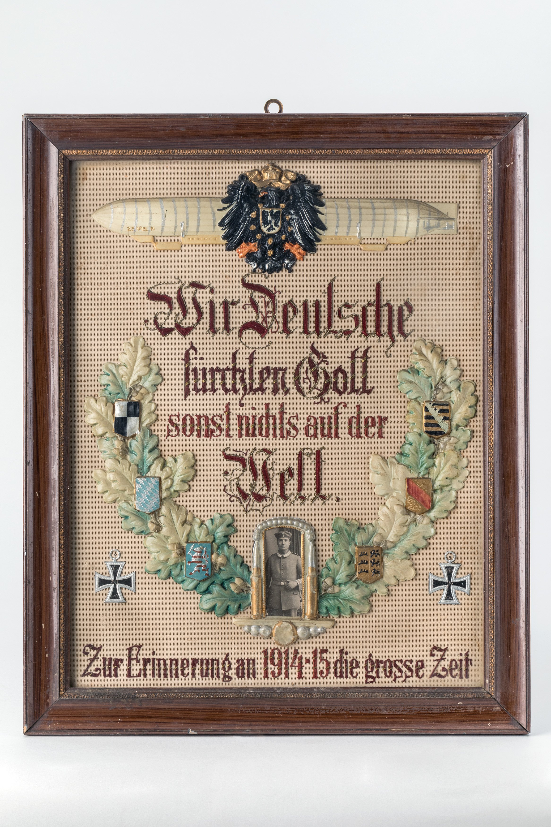 Erinnerungsbild eines Weltkriegssoldaten (Zeppelin Museum Friedrichshafen GmbH CC BY-NC-SA)