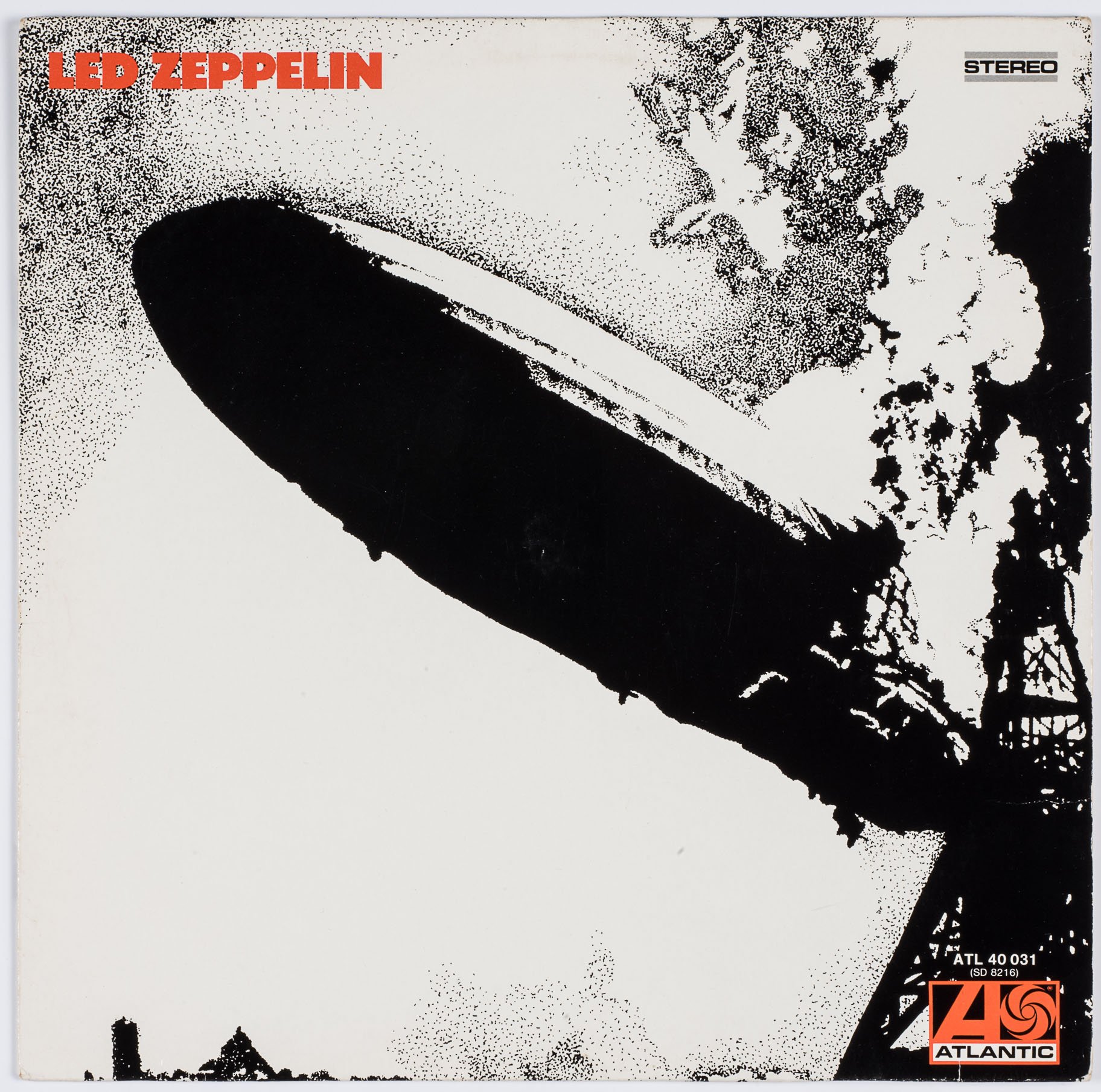 Plattencover Led Zeppelin I Das Debütalbum (deutsche Ausgabe) (Zeppelin Museum Friedrichshafen GmbH CC BY-NC-SA)