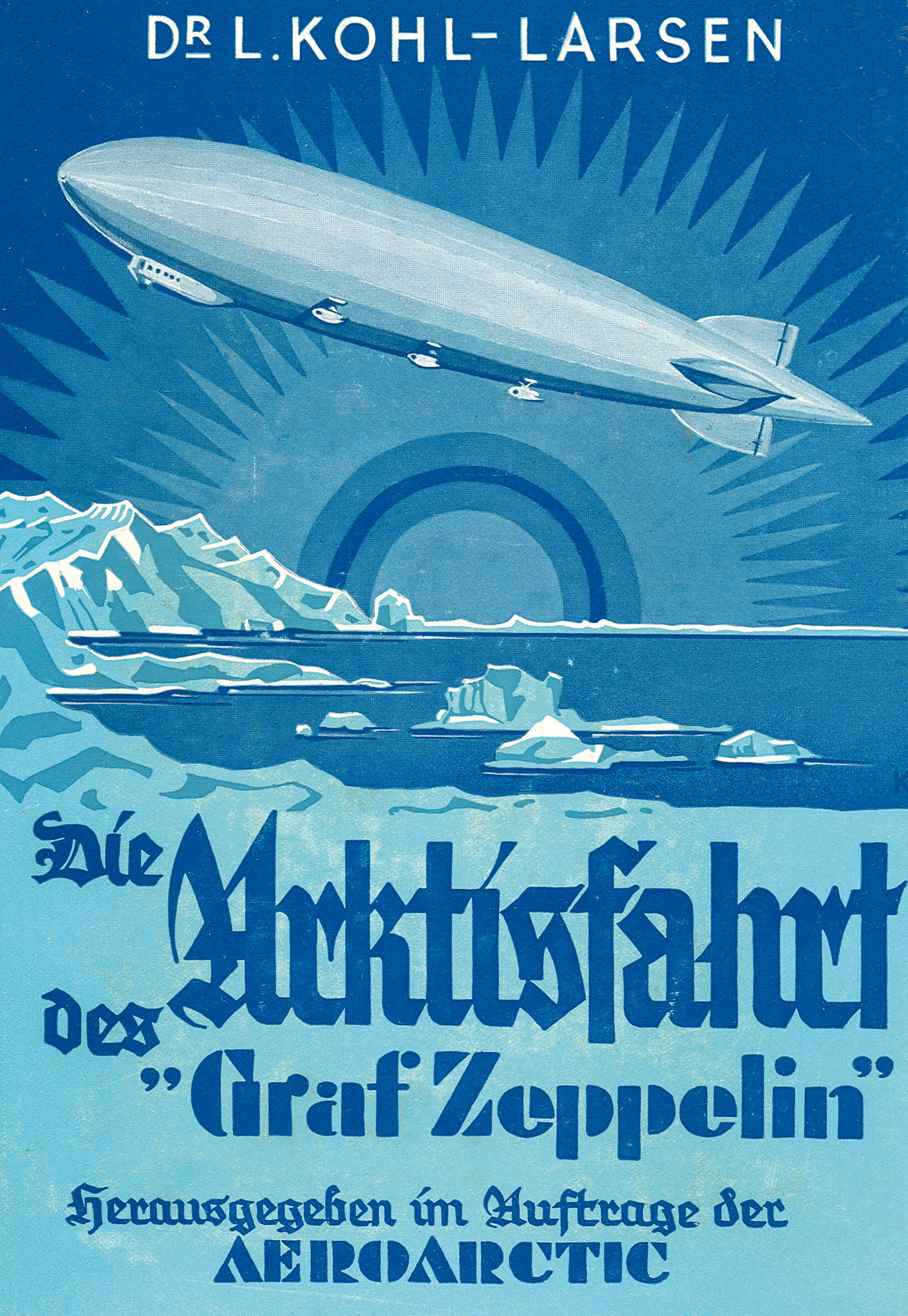 Schutzumschlag zum Buch Die Arktisfahrt des Graf Zeppelin (Zeppelin Museum Friedrichshafen GmbH CC BY-NC-SA)