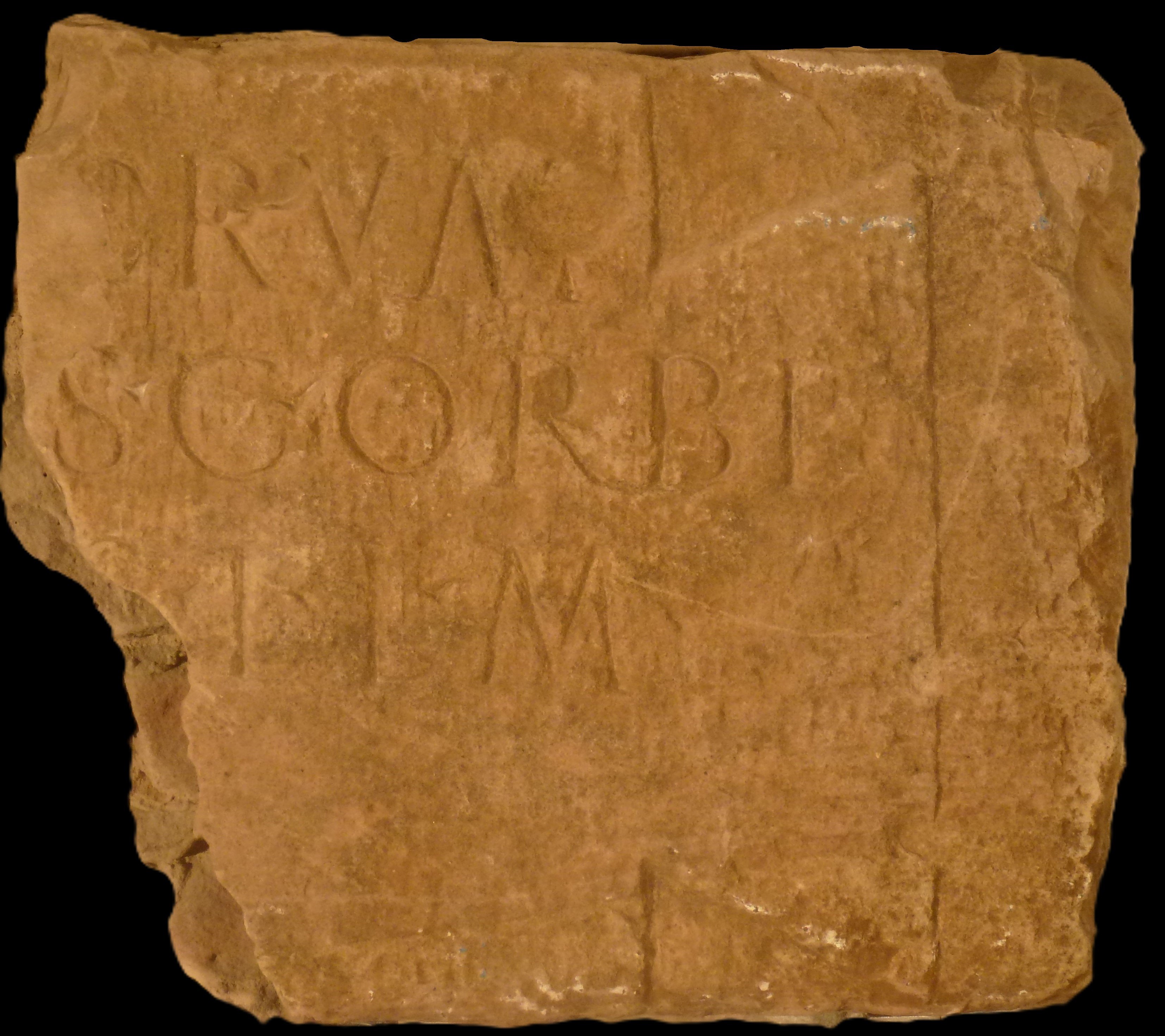 Fragmentarische Weihinschrift für eine Gottheit der römischen Antike (Lobdengau-Museum Ladenburg CC BY-NC-SA)