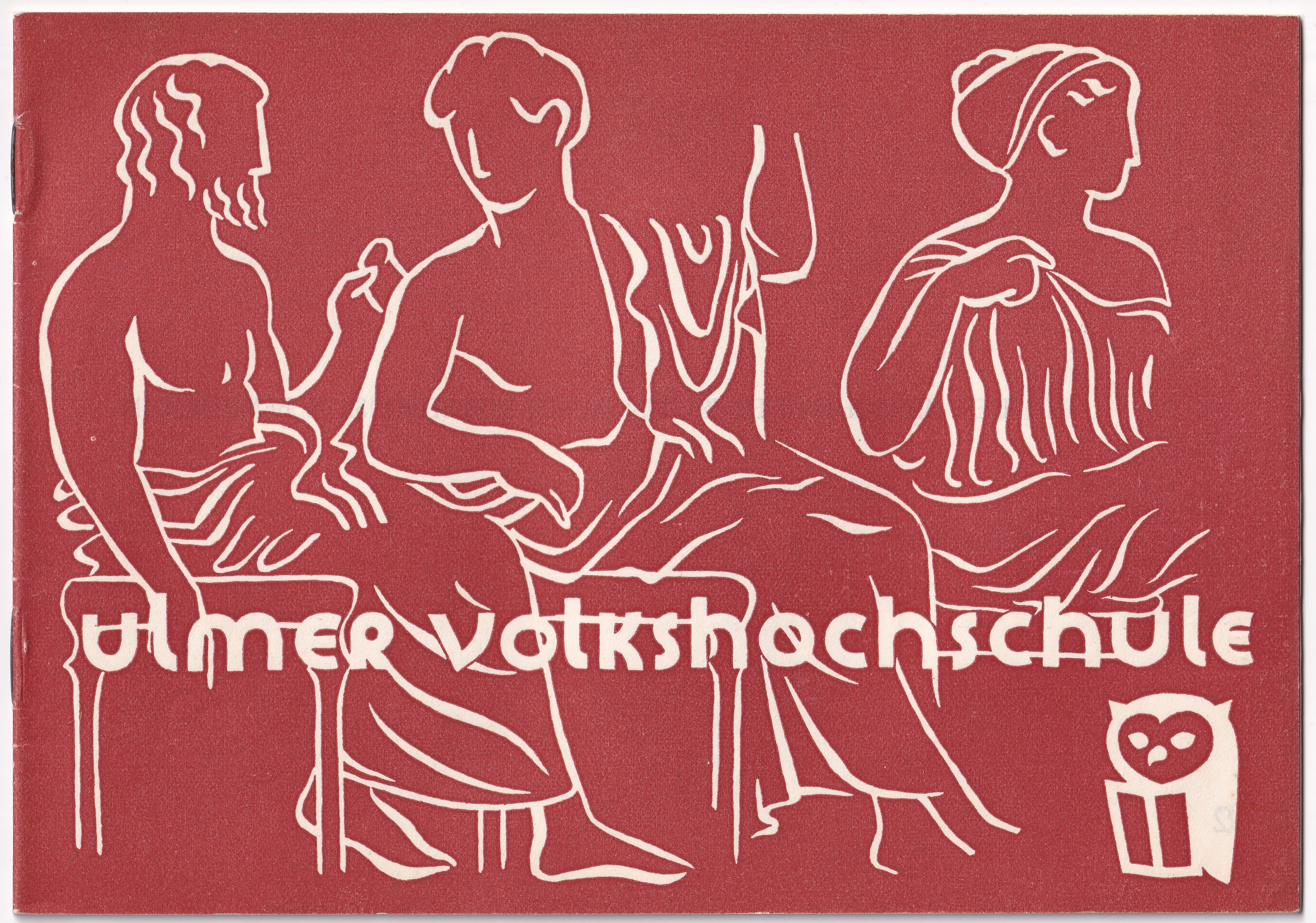 Broschüre zur Eröffnung der Ulmer Volkshochschule (Florian Aicher, Museum Ulm/HfG-Archiv RR-P)