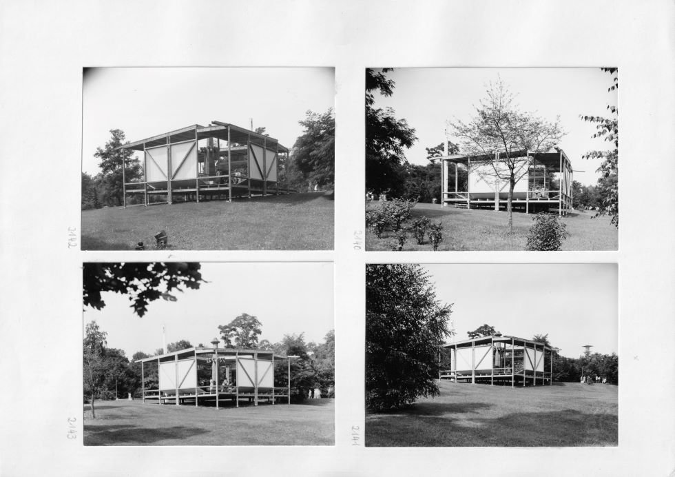 Pavillon der Stadt Ulm auf der Landesausstellung 1955 (Museum Ulm/HfG-Archiv RR-P)