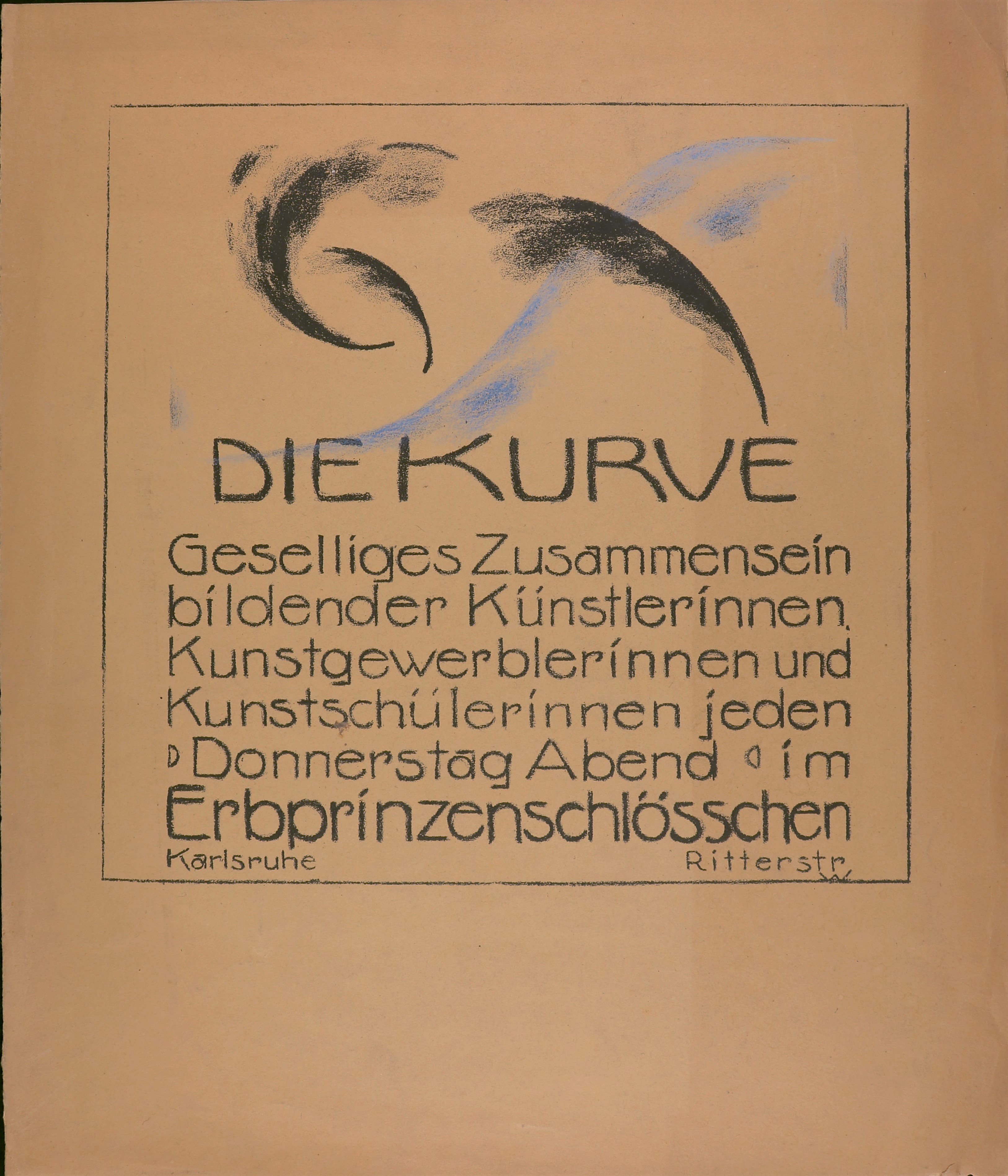 ˈDie Kurveˈ (Werbeplakat) (Stadtmuseum Bretten CC BY)
