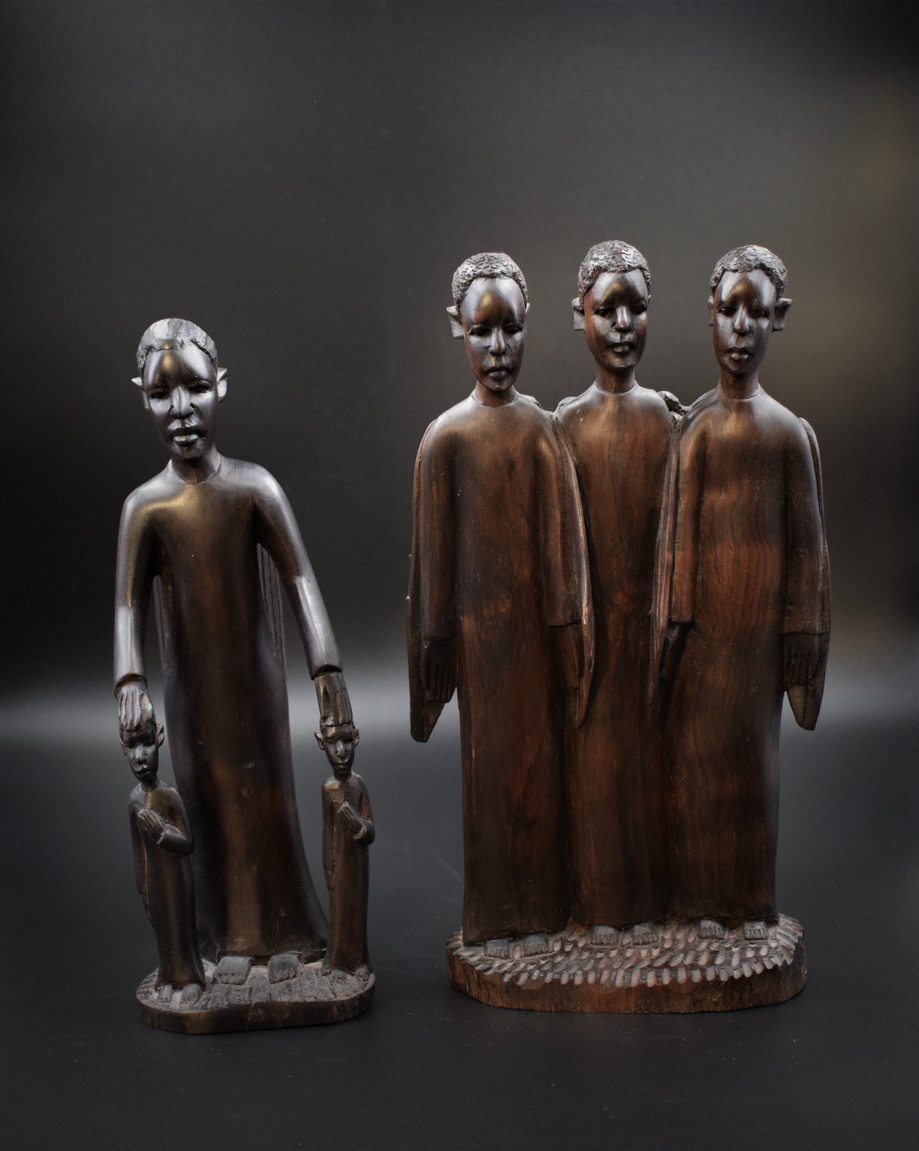Zentralafrikanische Schutzengel-Figurengruppe (Stadtmuseum Bretten CC BY)