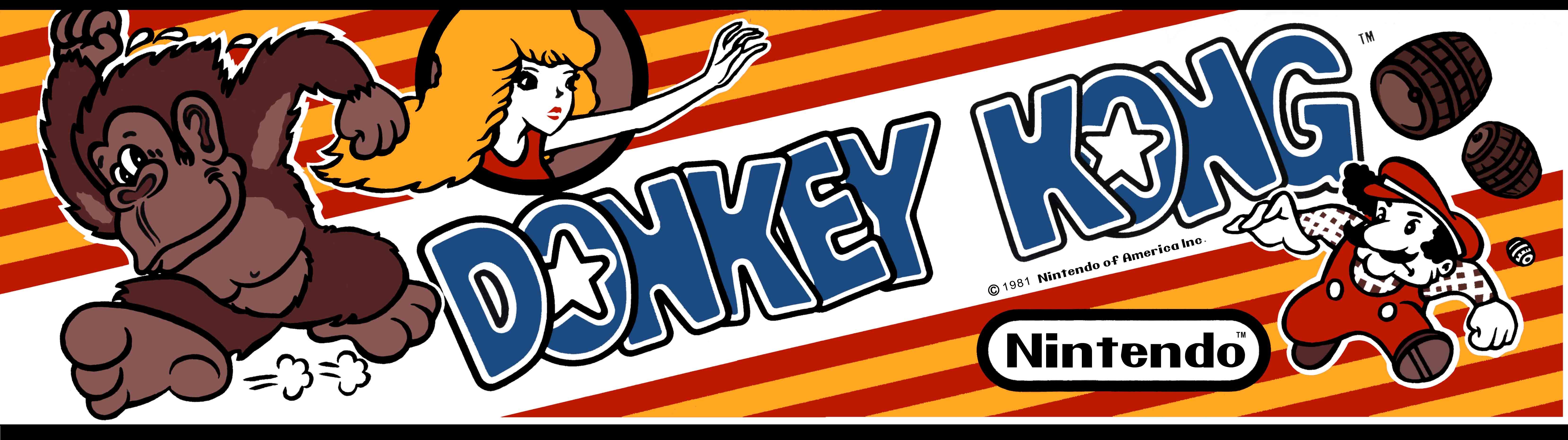 Donkey Kong (Marquee) (Museum RetroGames e. V. CC BY-NC-SA)