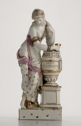 Artemisia trauert über der Urne ihres Gatten Mausolos (Landesmuseum Württemberg, Stuttgart CC BY-SA)