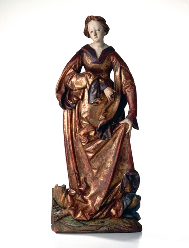 Skulptur: Heilige Margareta (Landesmuseum Württemberg, Stuttgart CC BY-SA)