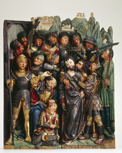 Passionsrelief mit der Gefangennahme Christi  (Landesmuseum Württemberg, Stuttgart CC BY-SA)
