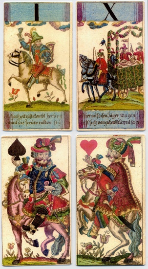 Bayerisches Hochzeitszug-Tarock (Deutsches Spielkartenmuseum, Leinfelden-Echterdingen CC BY-NC-SA)