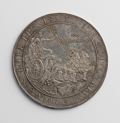 Medaille auf den Spanisch-Niederländischen Friedensschluss in Münster (Landesmuseum Württemberg, Stuttgart CC BY-SA)