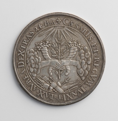 Medaille von Engelbert Ketteler auf den Westfälischen Frieden 1648 (Landesmuseum Württemberg, Stuttgart CC BY-SA)