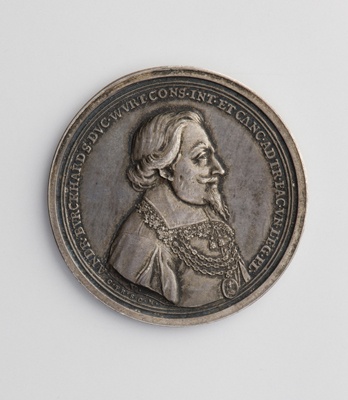 Medaille auf Andreas Burckhardt (Landesmuseum Württemberg, Stuttgart CC BY-SA)