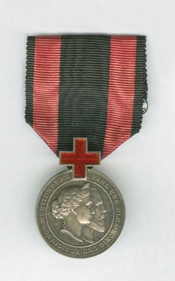 Karl-Olga-Medaille für Verdienste um das Rote Kreuz (Landesmuseum Württemberg, Stuttgart CC BY-SA)