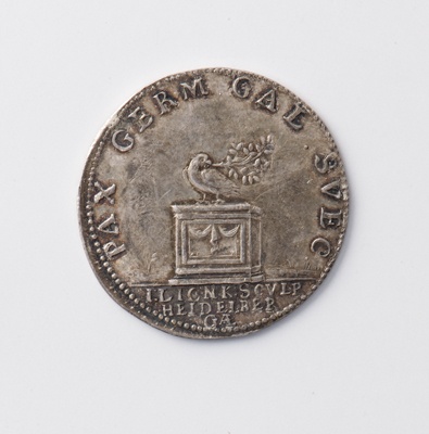 Medaille des Kurfürsten Carl I. Ludwig von der Pfalz auf den Frieden von Nimwegen 1679 (Landesmuseum Württemberg, Stuttgart CC BY-SA)