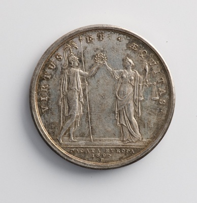 Medaille Ludwigs XIV. auf den Frieden von Rijswijk 1697 (Landesmuseum Württemberg, Stuttgart CC BY-SA)
