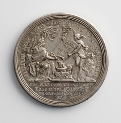 Medaille Kaiser Karls VI. auf Frieden von Passarowitz 1718 (Landesmuseum Württemberg, Stuttgart CC BY-SA)