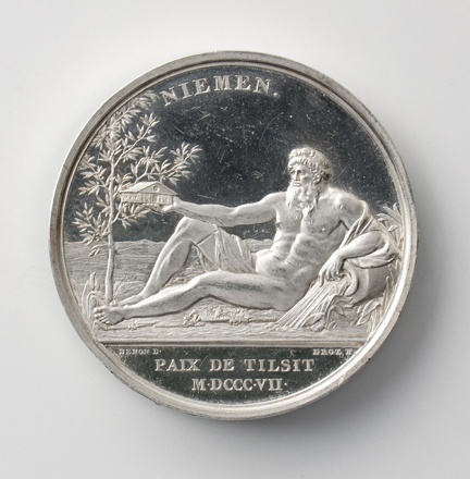 Medaille Napoleons auf den Frieden von Tilsit 1807 (Landesmuseum Württemberg, Stuttgart CC BY-SA)