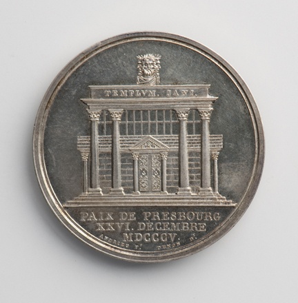 Medaille Napoleons auf den Frieden von Pressburg 1805 (Landesmuseum Württemberg, Stuttgart CC BY-SA)