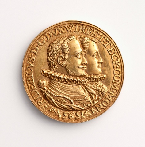 Medaille auf den Regierungsantritt Herzog Friedrichs I. in Württemberg (Landesmuseum Württemberg, Stuttgart CC BY-SA)