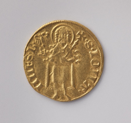 Goldgulden des Kurfürsten Ruprecht I. von der Pfalz, geprägt in Bacharach (Landesmuseum Württemberg, Stuttgart CC BY-SA)