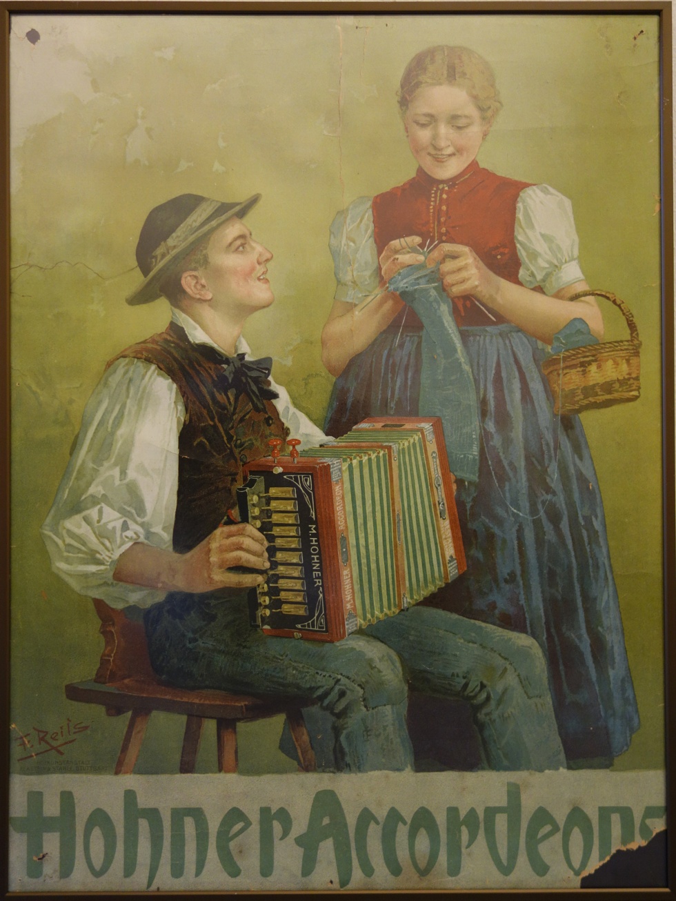 Plakat Hohner Accordeons (Deutsches Harmonikamuseum CC BY-NC-SA)
