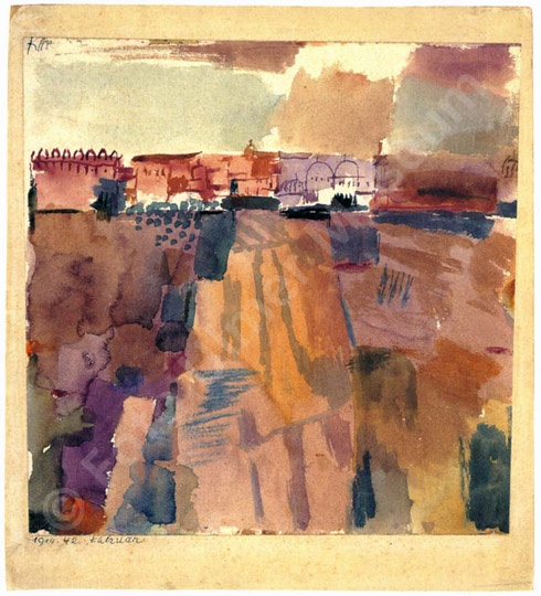 Paul Klee: Kairuan 1914.42 (Ulmer Museum CC BY-NC-ND)