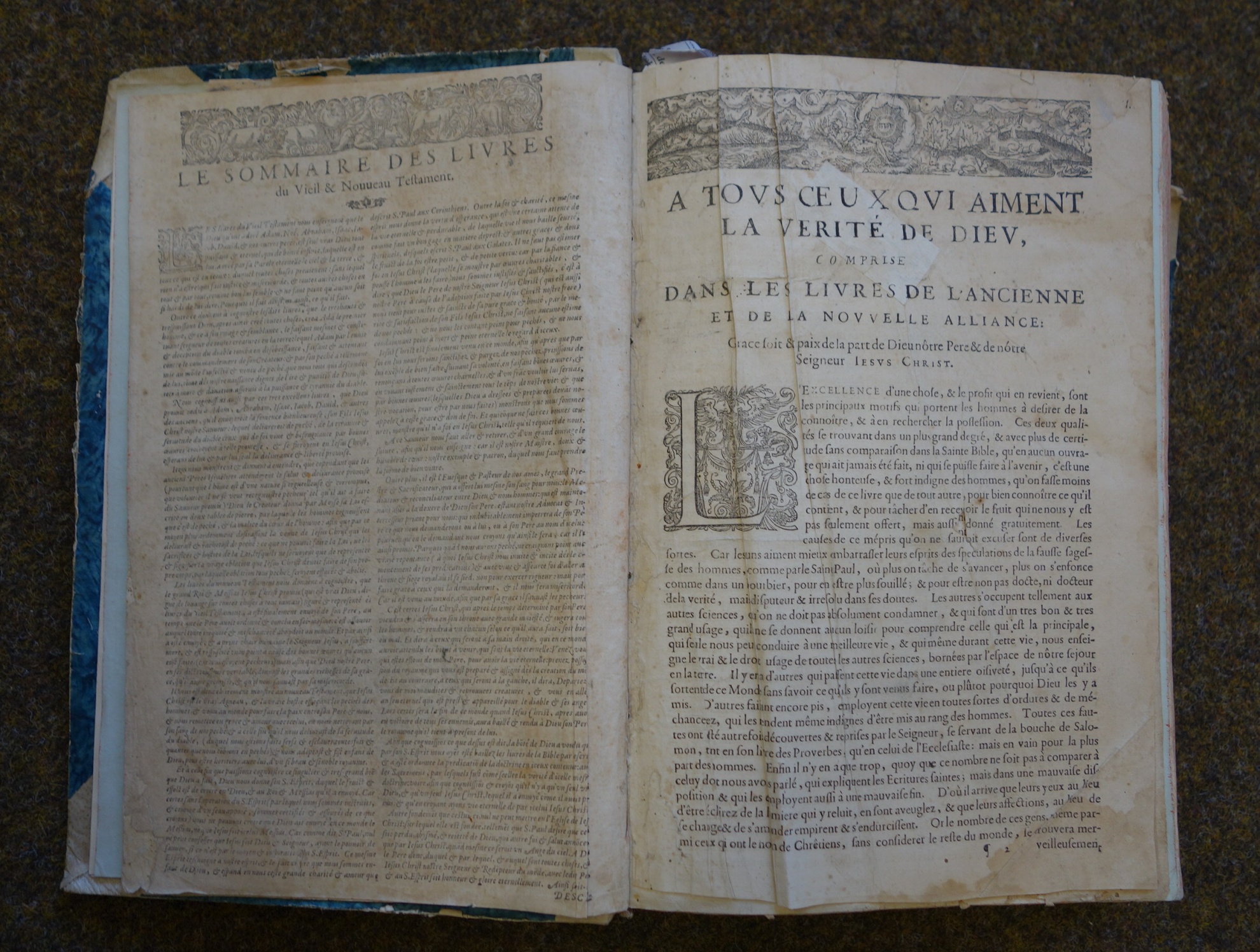 Genfer Bibel (Heimat- und Hugenottenmuseum Friedrichstal CC BY-NC-SA)
