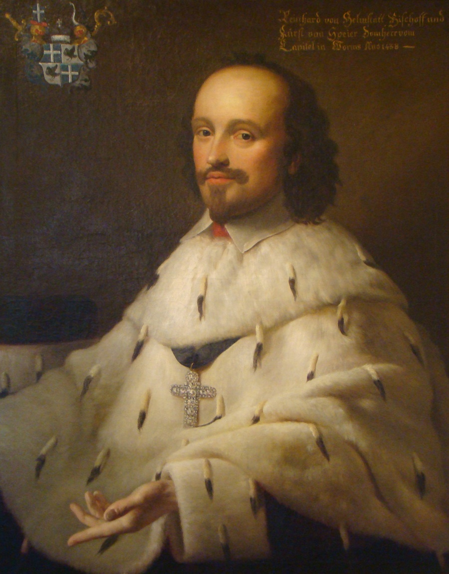 Porträt Reinhard von Helmstatt (Museum im Alten Schloss Neckarbischofsheim CC BY-NC-SA)