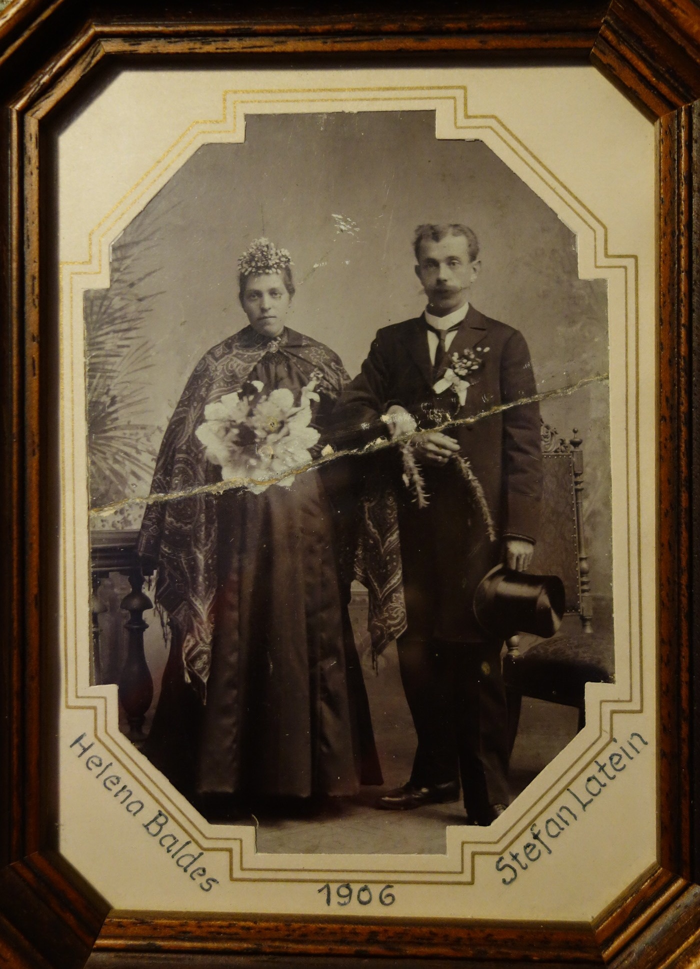 Hochzeitsfotos frühes 20. Jahrhundert (Heimatmuseum Michelbach CC BY-NC-SA)