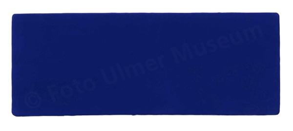 Yves Klein: Bleu monochrome IKB 129 (Copyright VG Bild-Kunst, Bonn 2014. Ulmer Museum RR-F)