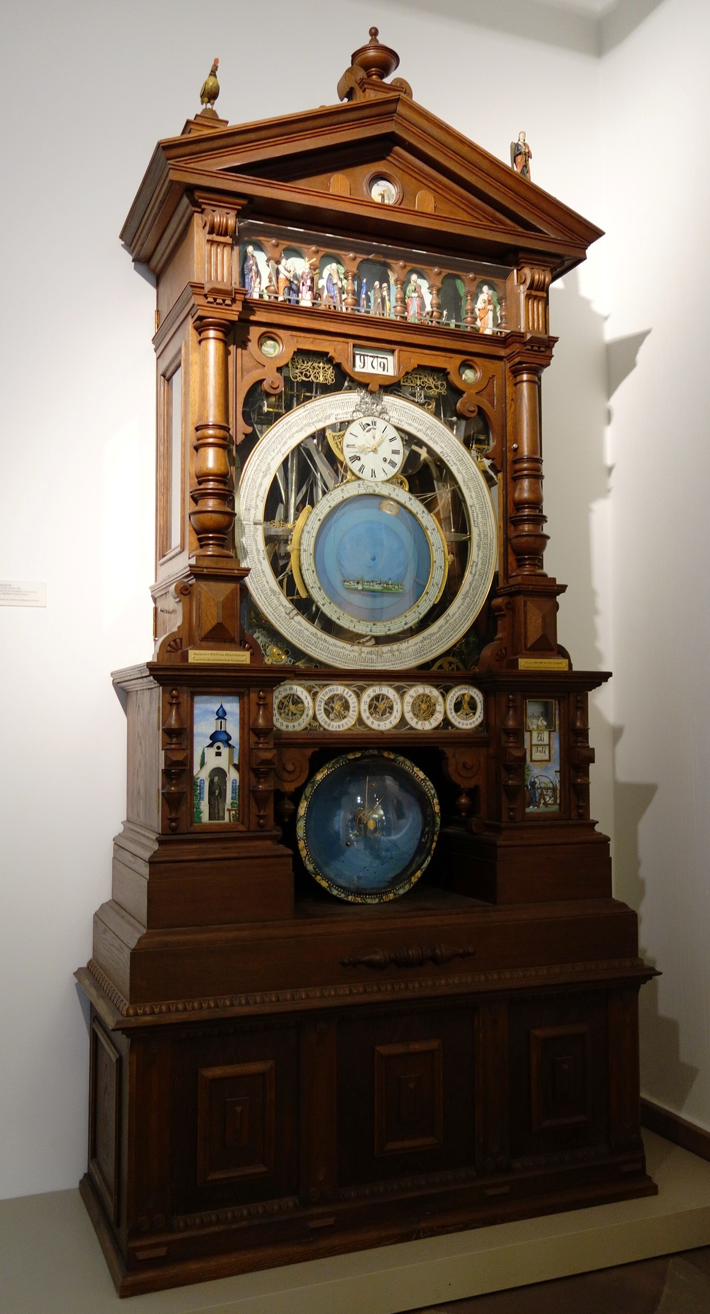 Astronomische Uhr (Stadtmuseum Rastatt im Vogelschen Haus CC BY-NC-SA)