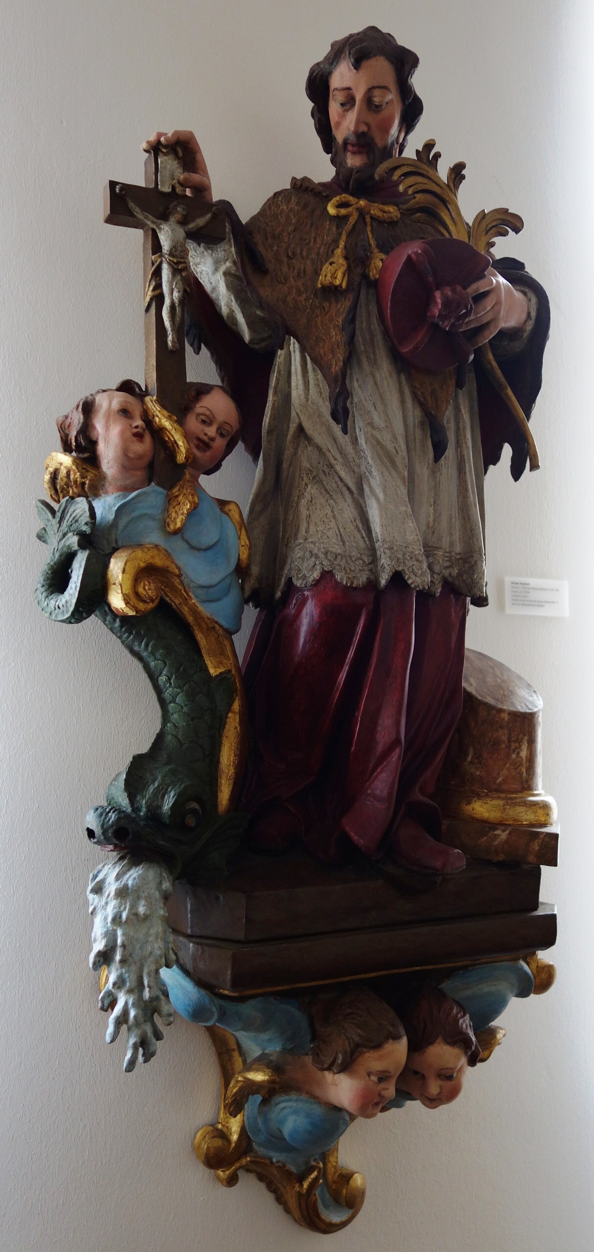 Heiliger Nepomuk (Stadtmuseum Rastatt im Vogelschen Haus CC BY-NC-SA)