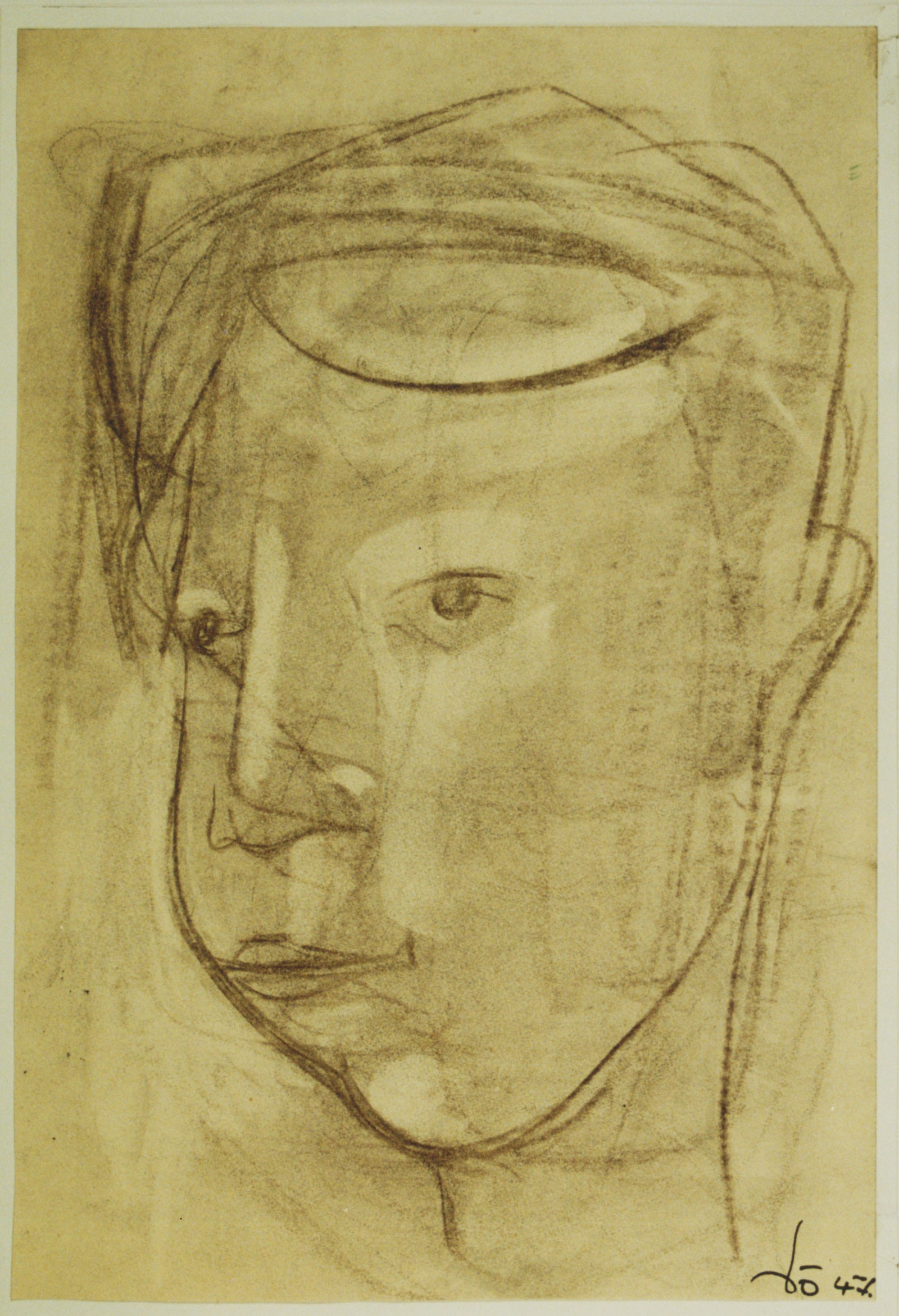 Otto Erich Döbele: Porträtstudie (Otto Erich Döbele Museum CC BY-NC-SA)